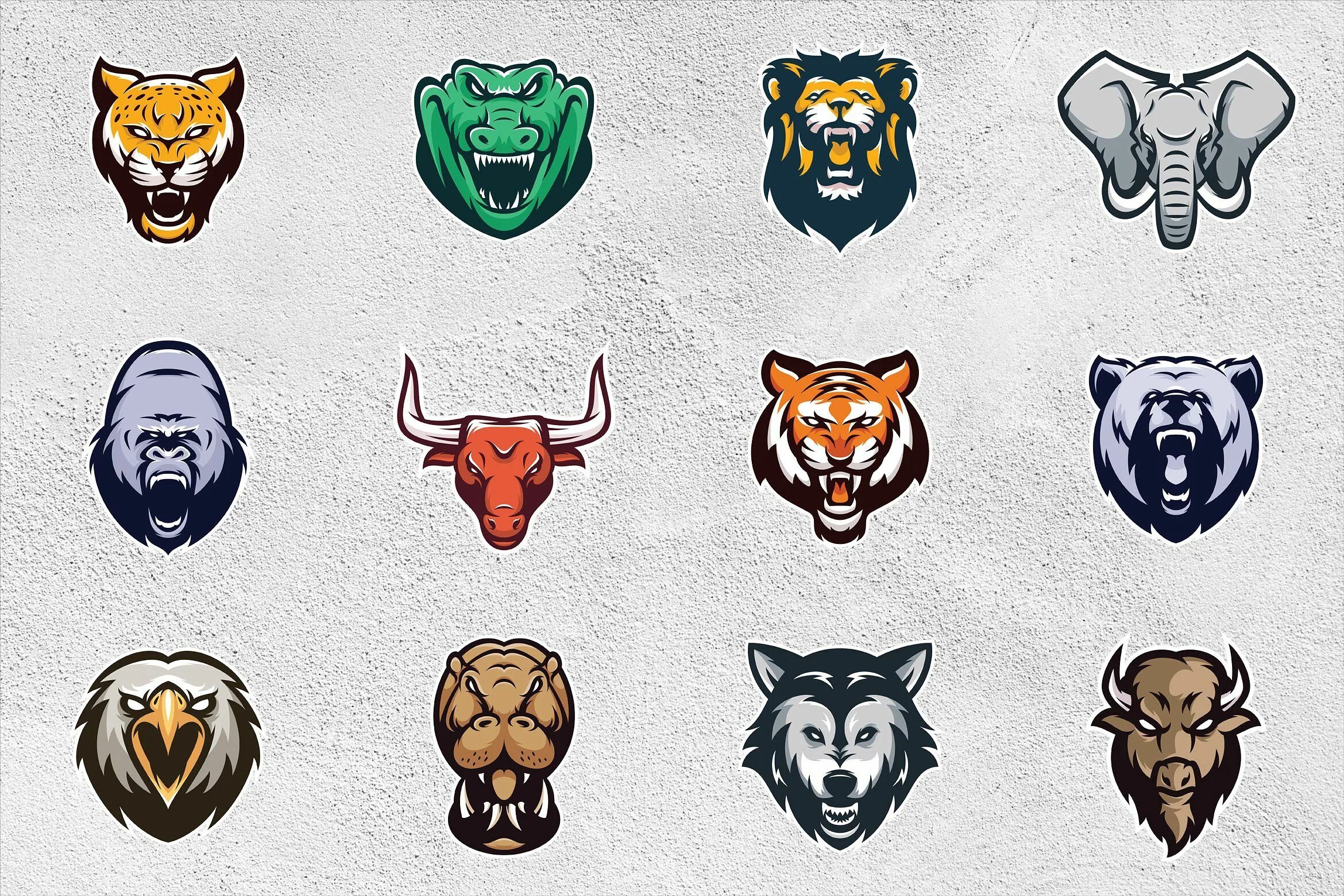 Картинки голов животных Pin on Vectors Design Illustrators