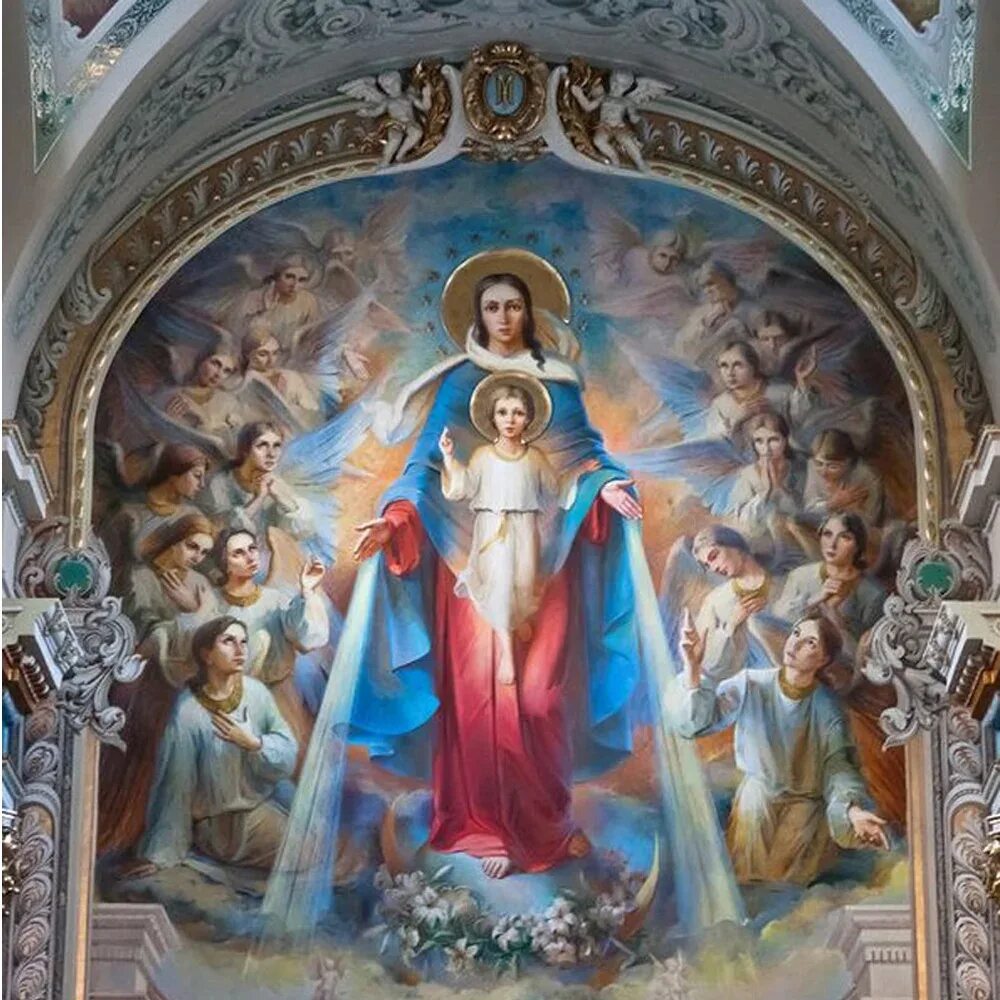 Картинки господа и богородицы Decor Full Square DIY Square Diamond Painting Religious figures Angels Cross Sti