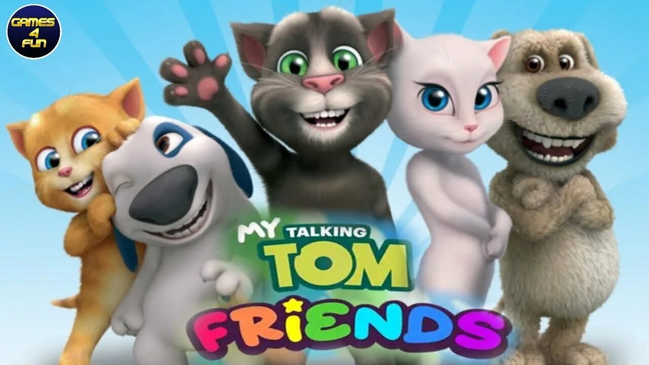 Картинки говорящих животных My Talking Tom Friends - Planting Seeds - YouTube