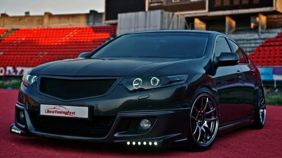 Картинки хонда тюнинг Доработка губы Mugen - часть 1 - Honda Accord (8G), 2,4 л, 2008 года стайлинг DR