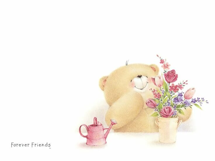 Картинки хорошего дня мишки Пин на доске Forever ❤ Friends Обои, Плюшевые медведи, Летние обои