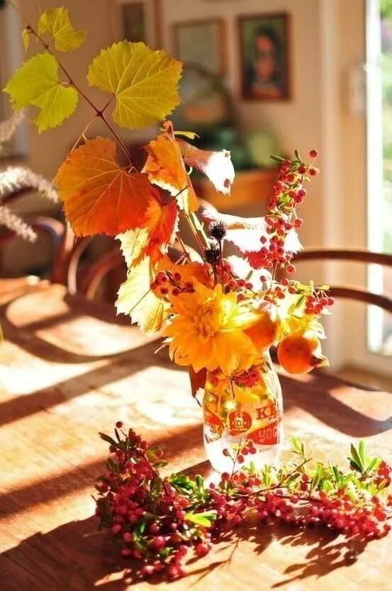 Картинки хорошего дня стильные осенние Pin by Екатерина on Уютная осень Fall flowers, Autumn decorating, Flowers