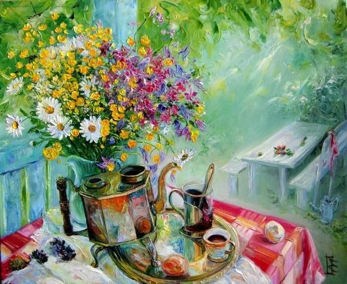 Картинки художников с добрым утром позитивные Esculturas, Pintura y escultura, Pinturas