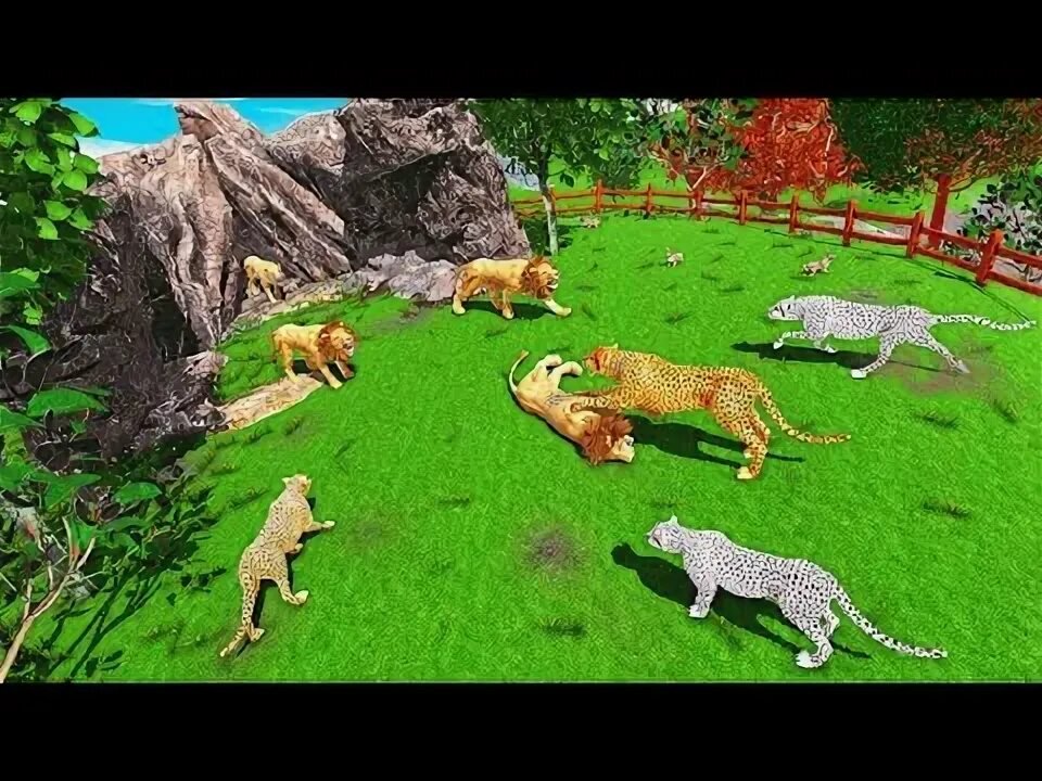Картинки игр про животных Wild Cheetah Family Simulator Cheetah Animal Games Android Gameplay #5 Dishoomgp