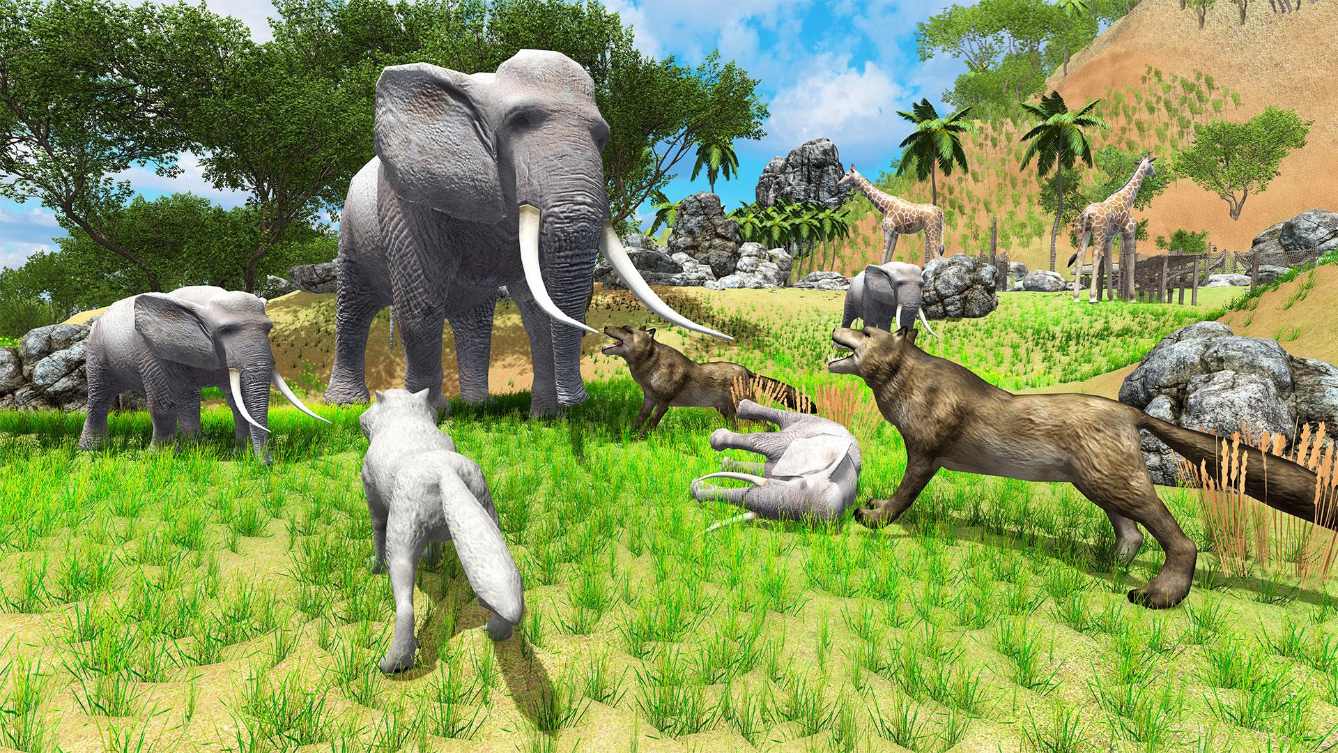 Картинки игр про животных Скачать Wolf Games 3D Animal Simulator на ПК Официальный представитель GameLoop