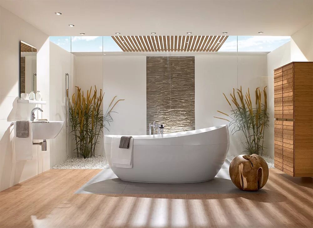 Картинки интерьер ванны Квариловая ванна Villeroy & Boch Aveo 190x95 BQ194AVE9PDV-01 - купить в Москве п