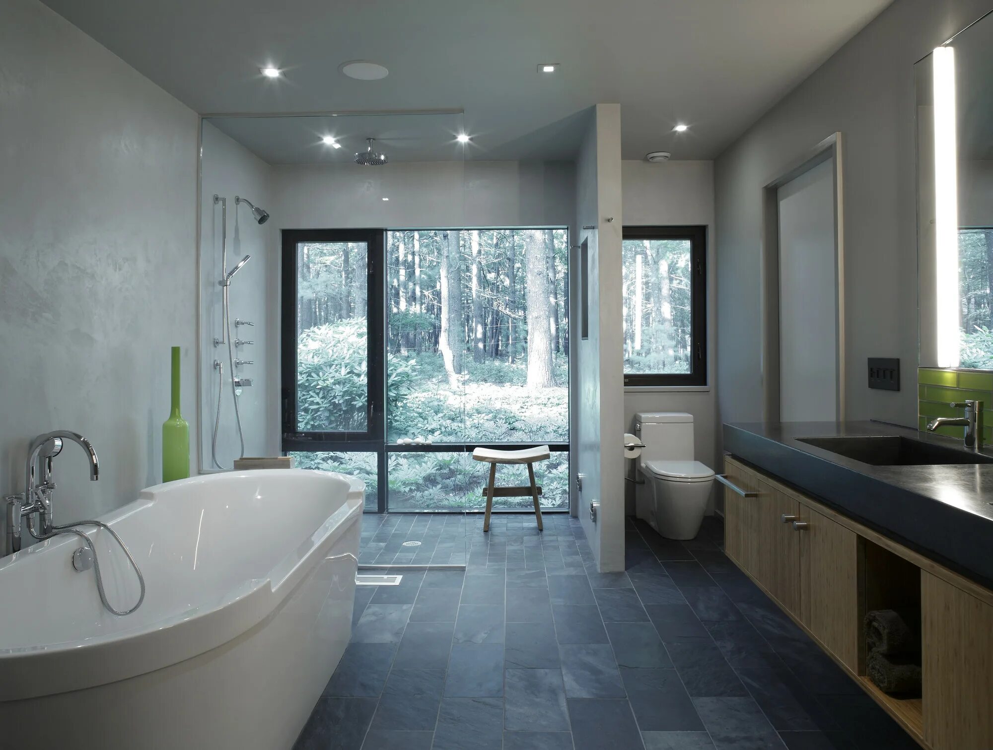 Картинки интерьер ванны Gallery of Kettle Hole House / Robert Young - 7