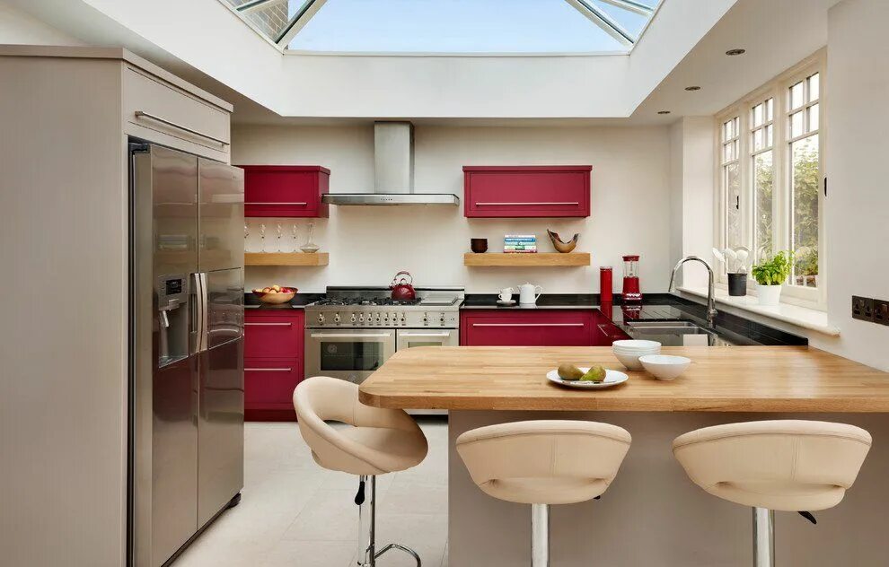 Картинки интерьера кухни 15 Bespoke Contemporary Kitchens - Perfect Cooking Motivation Eclectic kitchen, 