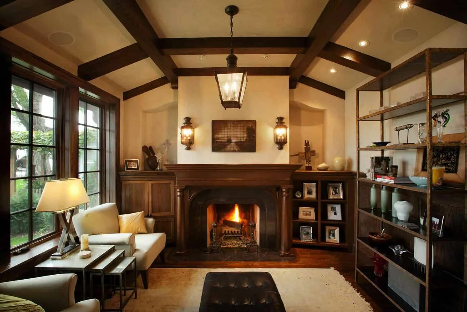 Картинки интерьеров частного дома Charming tudor style lake house with timeless details on Lake Minnetonka Tudor s