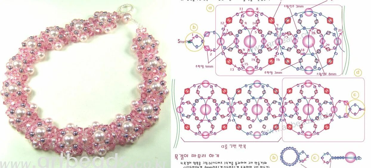 Картинки из бисера своими руками схемы Схема плетения украшений из бисера Бисероплетение, Плетение из бисера, Бисер