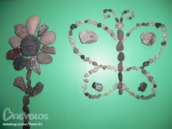 Картинки из камней для 1 класса фото Фигуры из камешков форум Babyblog