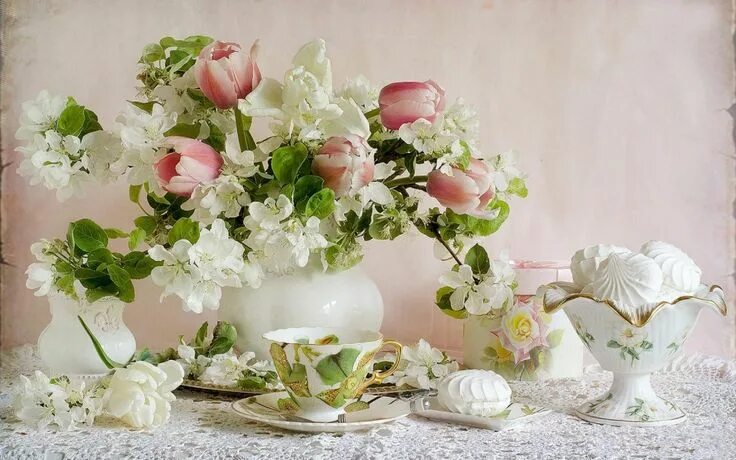 Картинки изысканные с добрыми пожеланиями Light Pleasure wallpapers Floral wreath, Flowers, Wallpaper
