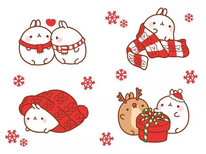Картинки к новому году рисунок маленьким ❤ Blippo.com Kawaii Shop ❤ : Photo Рисунки, Милые рисунки, Пинап рисунки