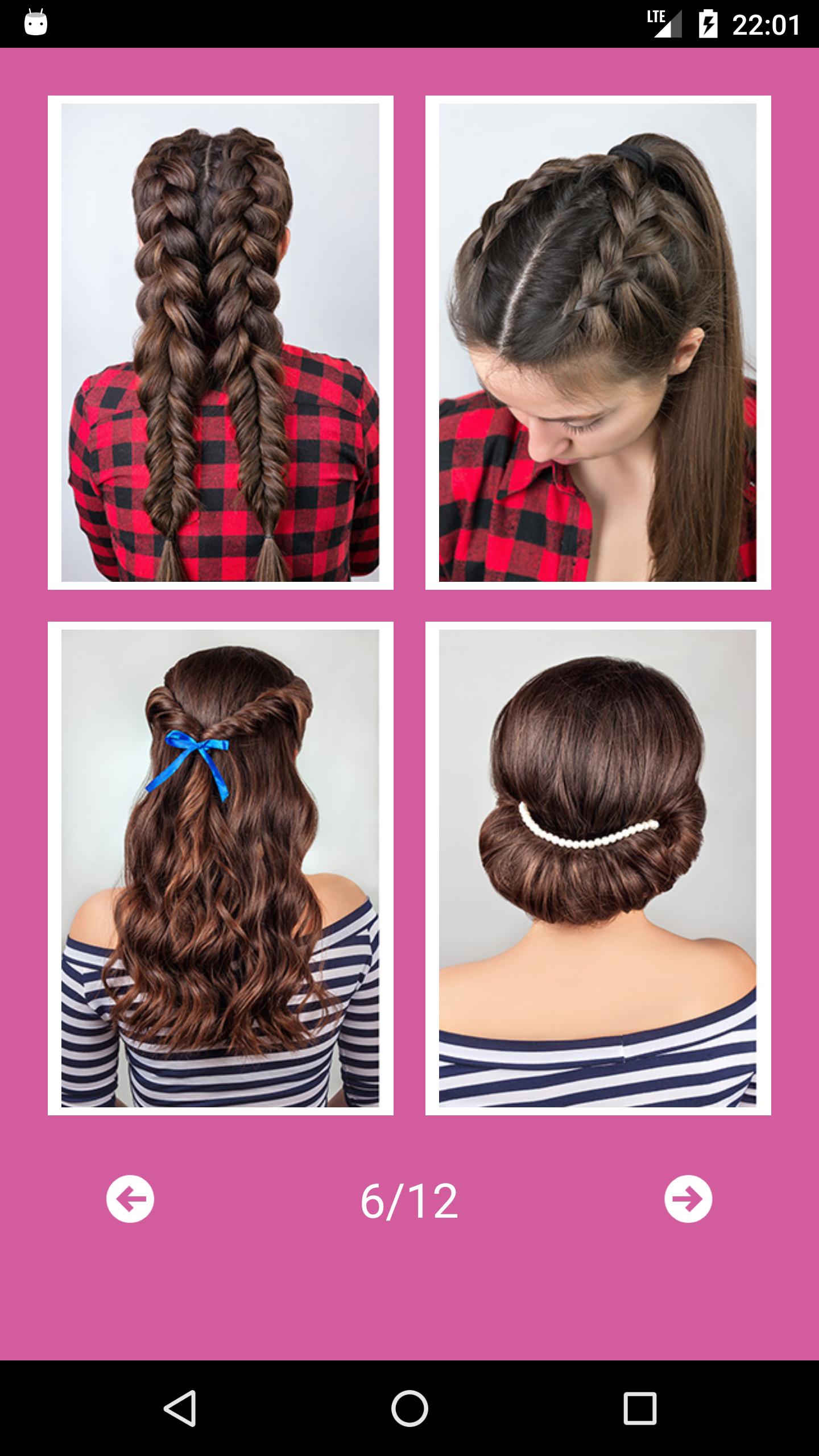 Картинки как сделать прически ด า ว น โ ห ล ด Best Hairstyles step by step APK ส ำ ห ร บ Android
