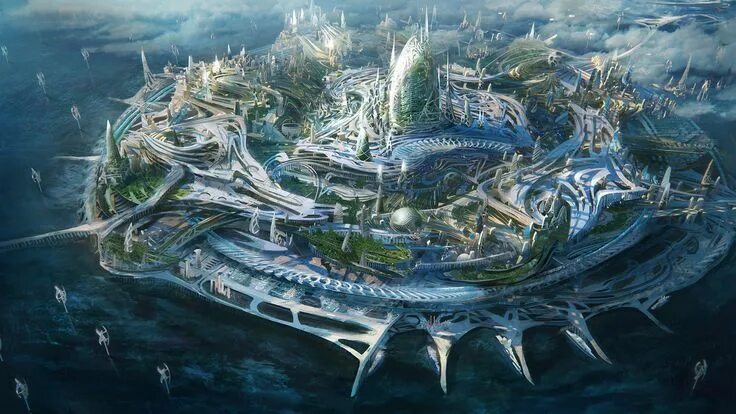 Картинки как выглядит город Beyond Human: Award Winners and Honourable Mentions - ArtStation Magazine Enviro