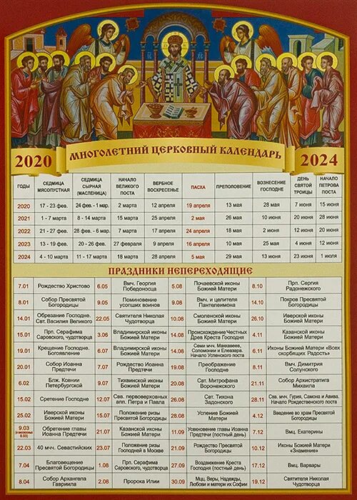Картинки календарь православных праздников 2024 Большие православные праздники в мае 2024