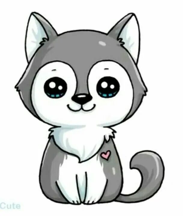 Картинки карандашом для срисовки животные милые Pin on Кавайность Cute animal drawings, Animal drawings, Cute kawaii drawings