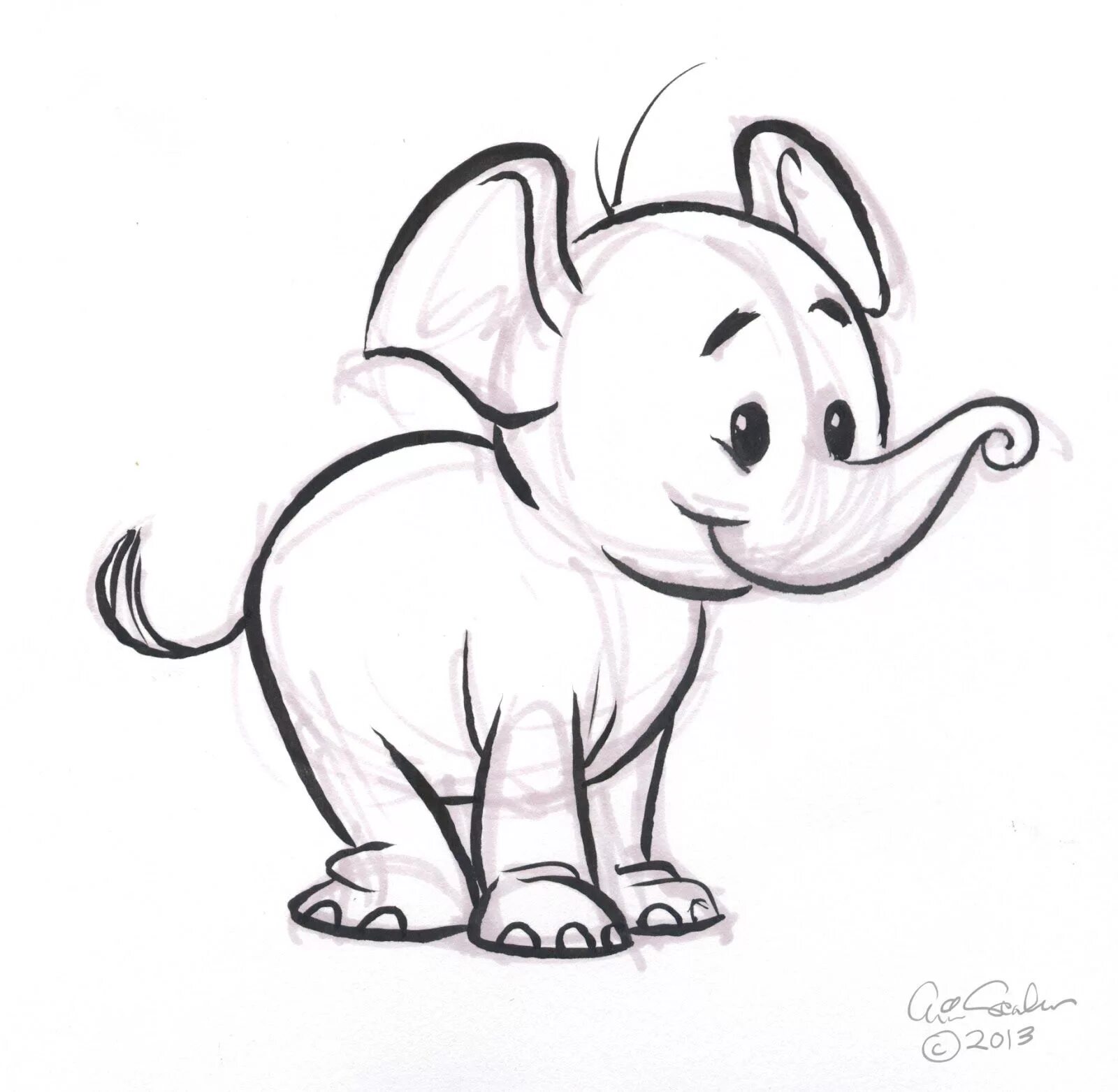 Картинки карандашом животные для детей Pin on Drawing