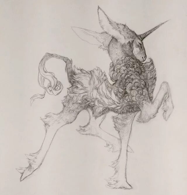 Картинки карандашом животные мистические Pin by Hazel-nutt17 on Fantasy Design Animal drawings, Drawings, Animal art