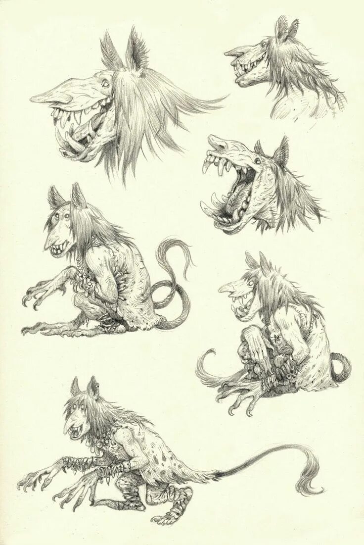 Картинки карандашом животные мистические Under The Bridge Creature concept art, Creature art, Fantasy illustration