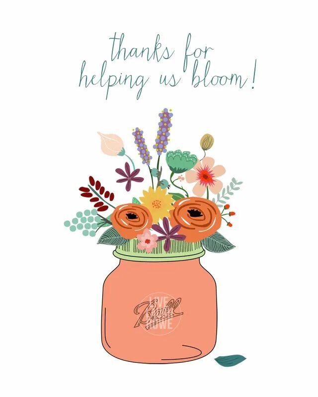 Картинки ко дню учителя пинтерест с юмором Thanks for Helping us Bloom Teacher Appreciation Printable