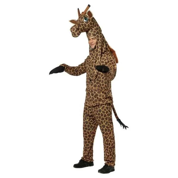 Картинки костюмов животных Rasta Imposta Adult Giraffe Halloween Costume Standard One Size for sale online 