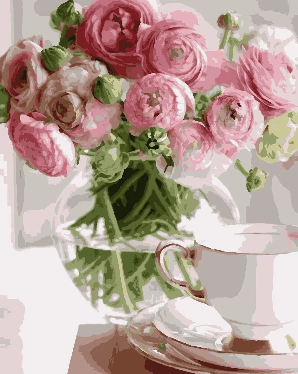 Картинки красивые разные хорошего дня Картина по номерам Artissimo Tea Party 50x60cm (PNX6630), купить по выгодной цен