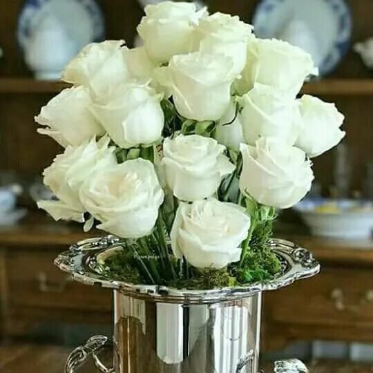 Картинки красивые с пожеланиями белые розы Pin by saba afrin on Nature Gift... Beautiful rose flowers, Floral arrangements,
