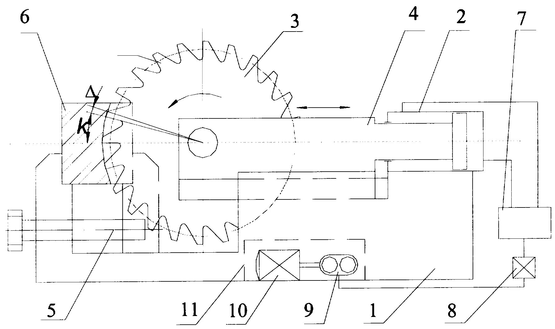 Кинематическая схема пилы RU58970U1 - DISC Saw for rental