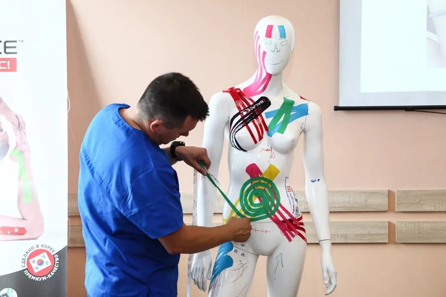 Кинезио ростов на дону фото медицинский Антицеллюлитное тейпирование Athleticmed.ru