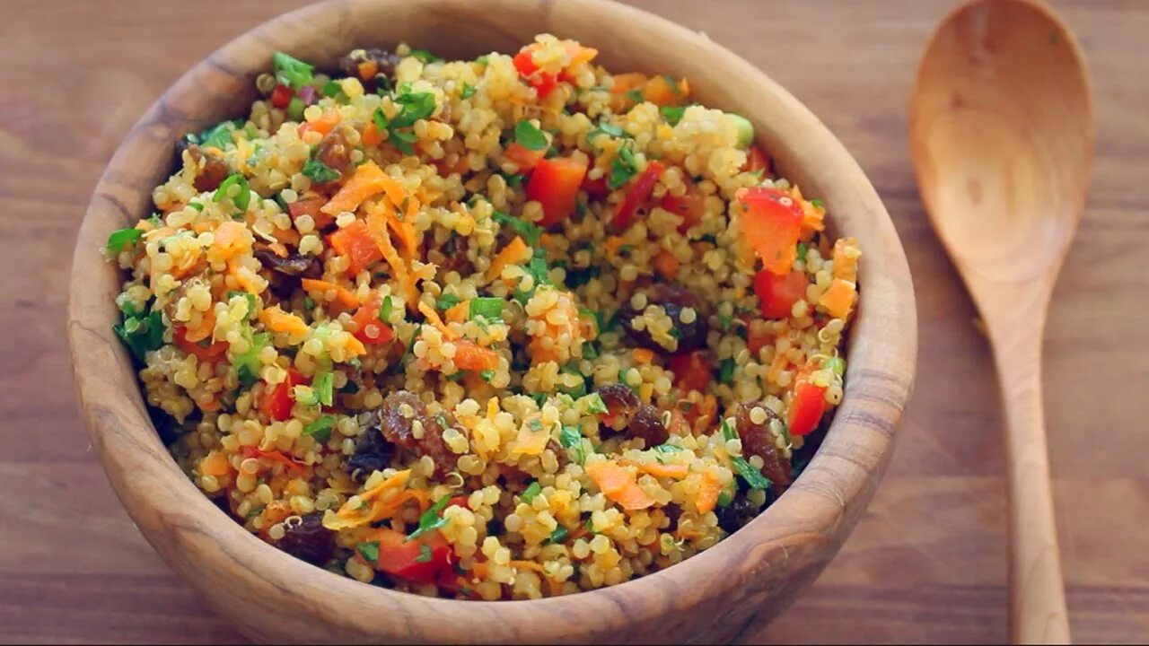 Киноа овощ фото BEST QUINOA SALAD RECIPE EVER! (Colourful mint + turmeric salad) - YouTube