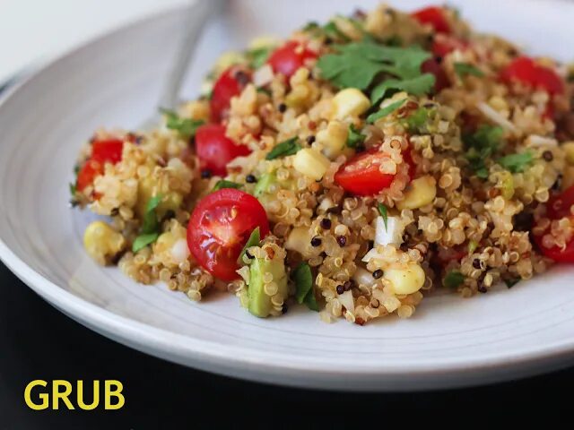 Киноа овощ фото Oh, Ladycakes: Recipes (With images) Toasted quinoa salad, Toasted quinoa, Healt