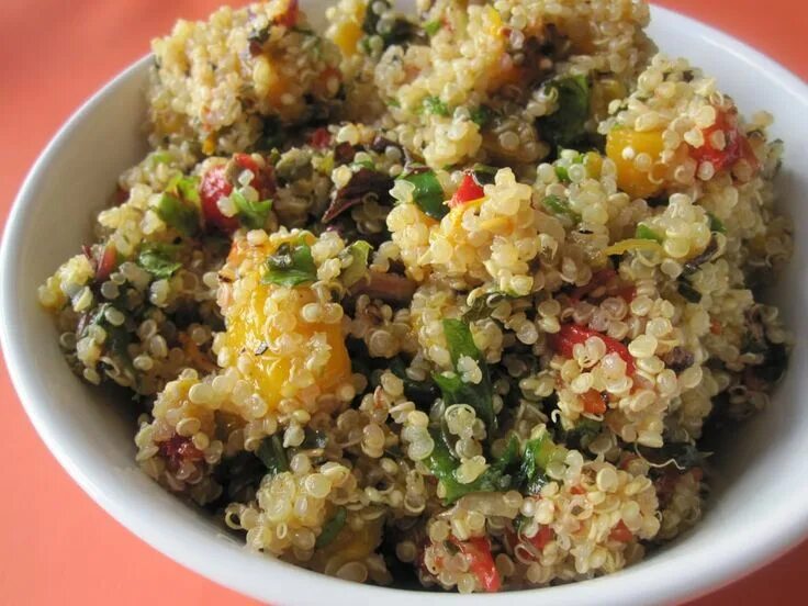 Киноа рецепты приготовления с фото Quinoa Mango Salad Salad recipes for dinner, Vegan quinoa salad recipes, Vegan q