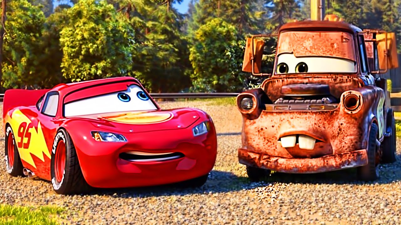 Киносемья тачки на дороге русский мультфильм фото Lightning McQueen Speed - Cars 2 competition of winners - YouTube