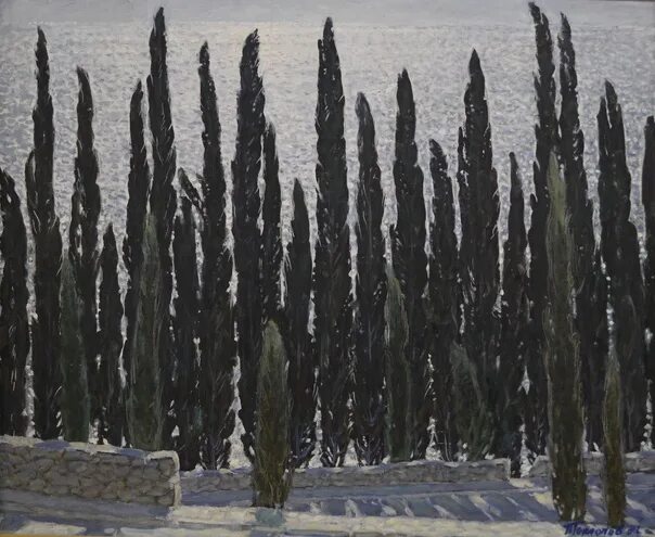 Кипарисы в крыму фото "You, pure, young, flying up cypress, immediately recognize me, all-state beauty