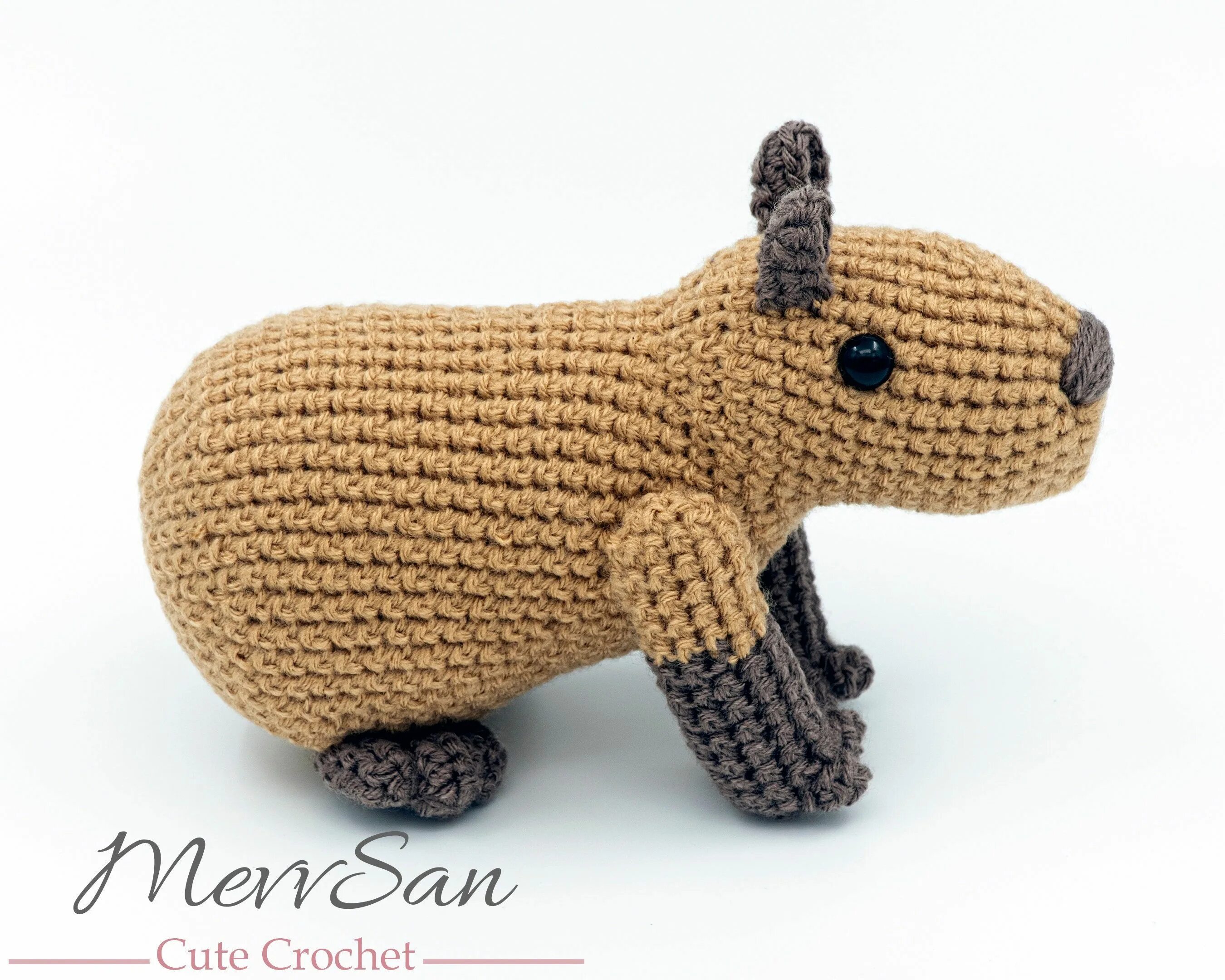 Костюм для капибары игрушки крючком схема Crochet PATTERN PDF Amigurumi Capybara Crochet Rodent - Etsy Capybara, Crochet p