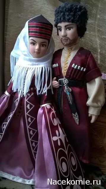 Костюм для куклы кавказский фото Куклы в народных костюмах Спецвыпуск № 3 Кукла в черкесском мужском костюме - Ст