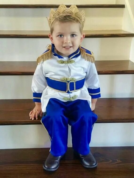 Костюм маленького фото Majestic Prince Charming Baby and Toddler Crown Not Included - Etsy Royal prince