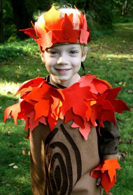 Костюм на праздник осени фото Homemade Tree Costumes - CLC Tree Services