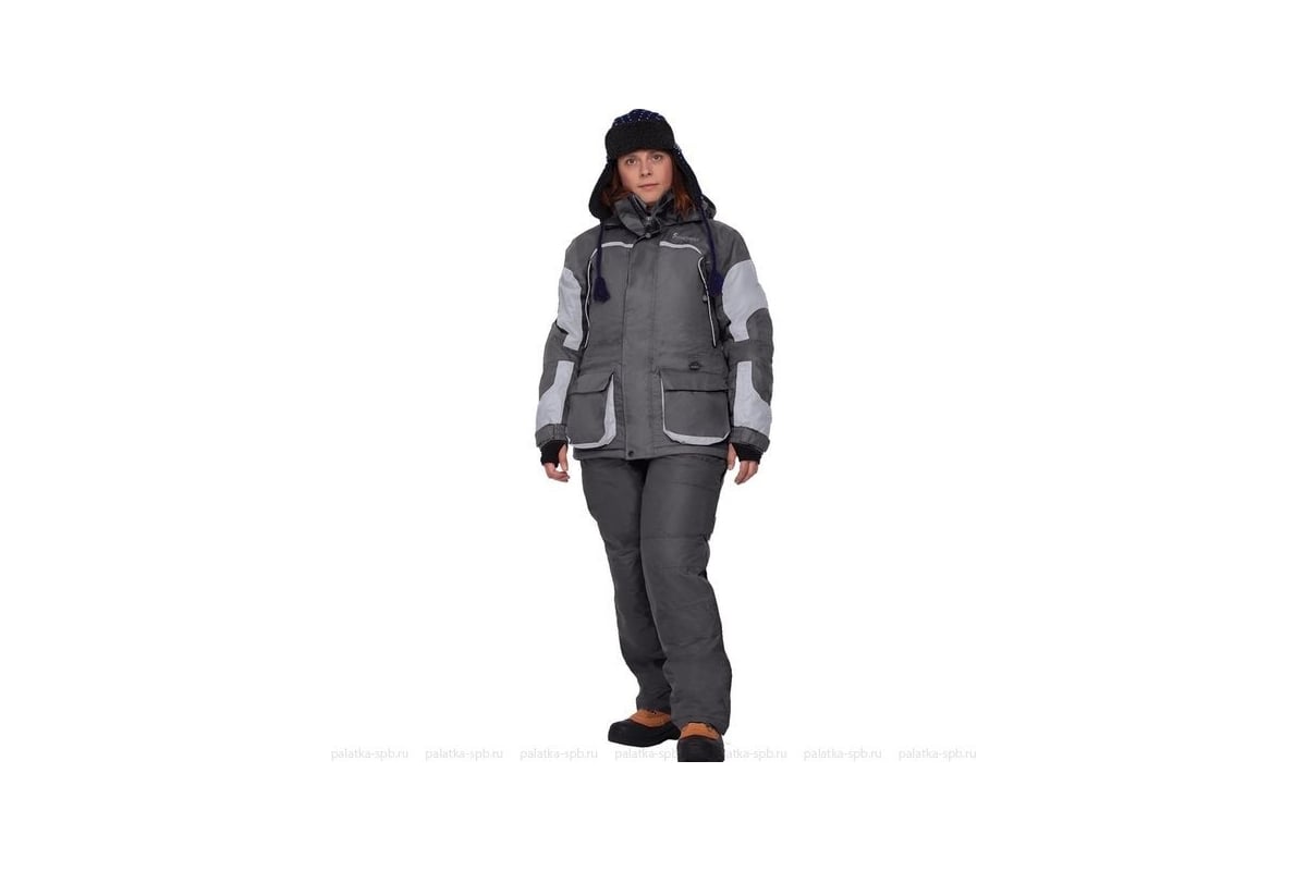 Костюм нова фото Костюм FISHERMAN nova tour Фишермен Леди серый/св.серый, р.XXL 46193-965-XXL - в