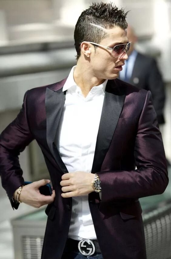 Костюм прическа Cristiano Ronaldo CR Silk Canvas Poster modern Decor Soccer Football Printings L