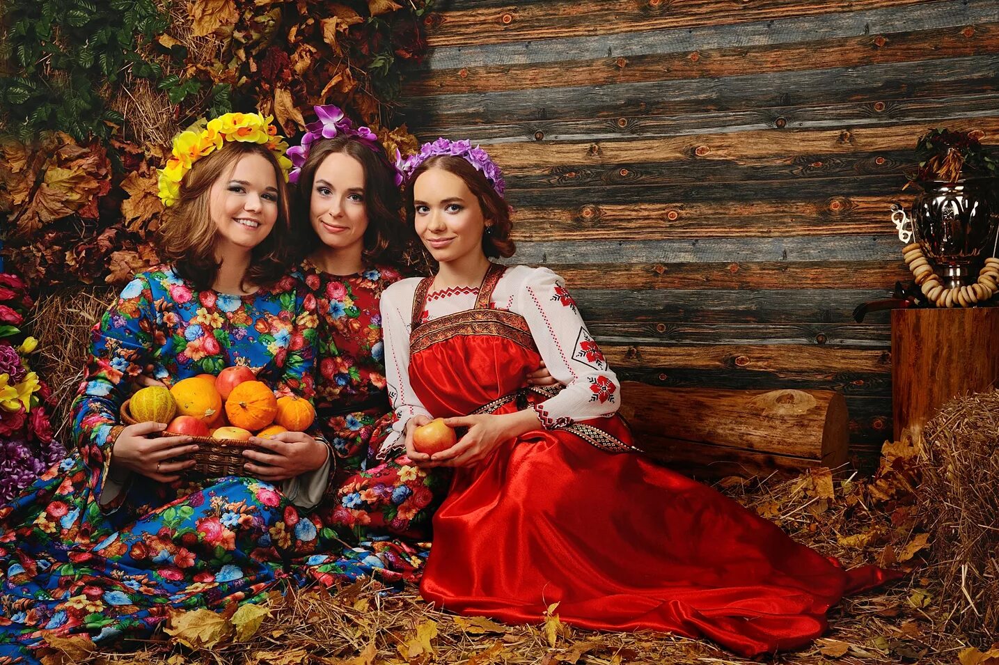 Костюм в русском народном стиле женский Фотосессия в русском стиле - Фотостудия SF