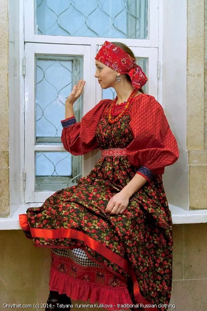 Костюм в русском народном стиле женский Sarafan - traditional Russian costume Russian traditional dress, Traditional out