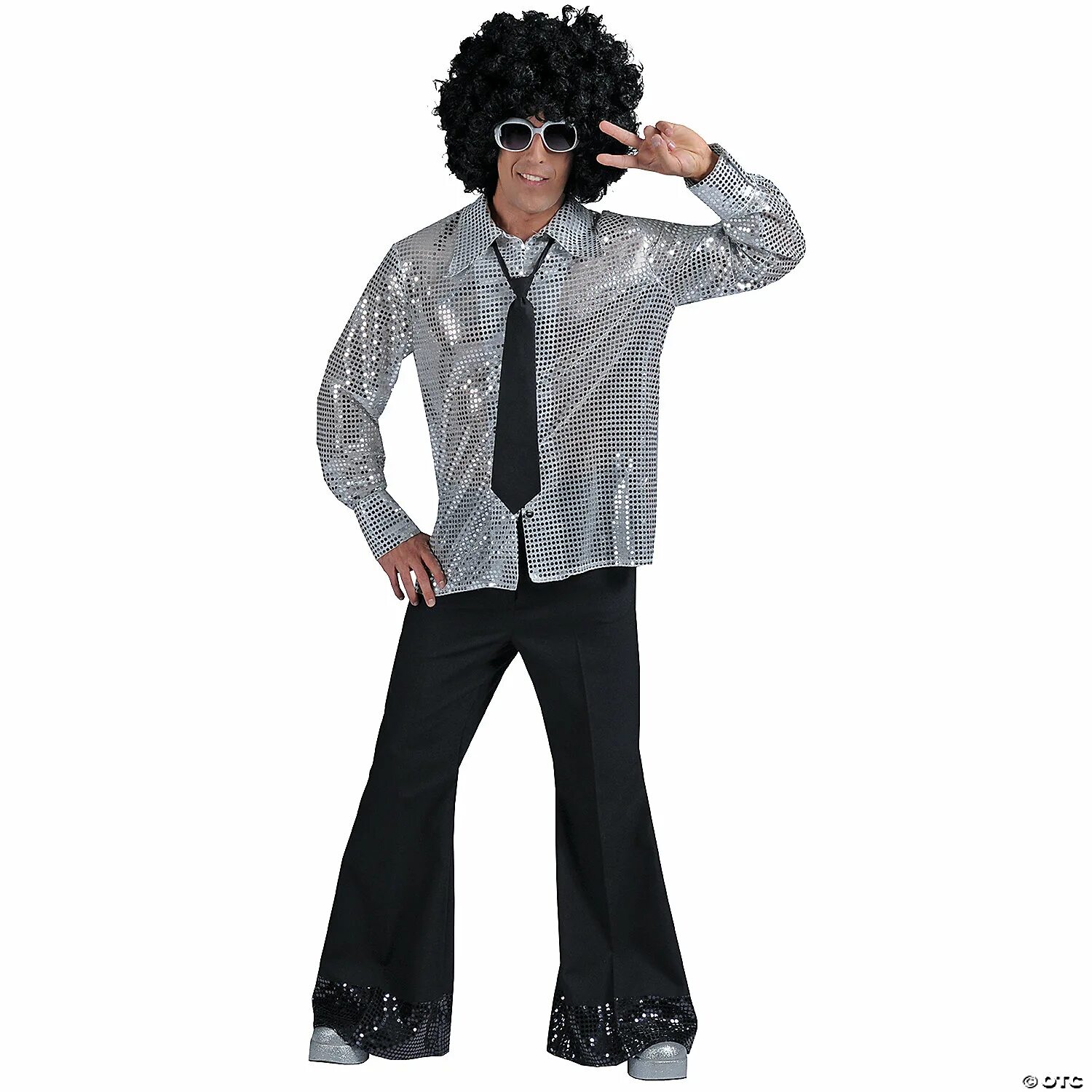 Костюм в стиле 80 мужской Adult Groovy Disco Pants - CostumePub.com