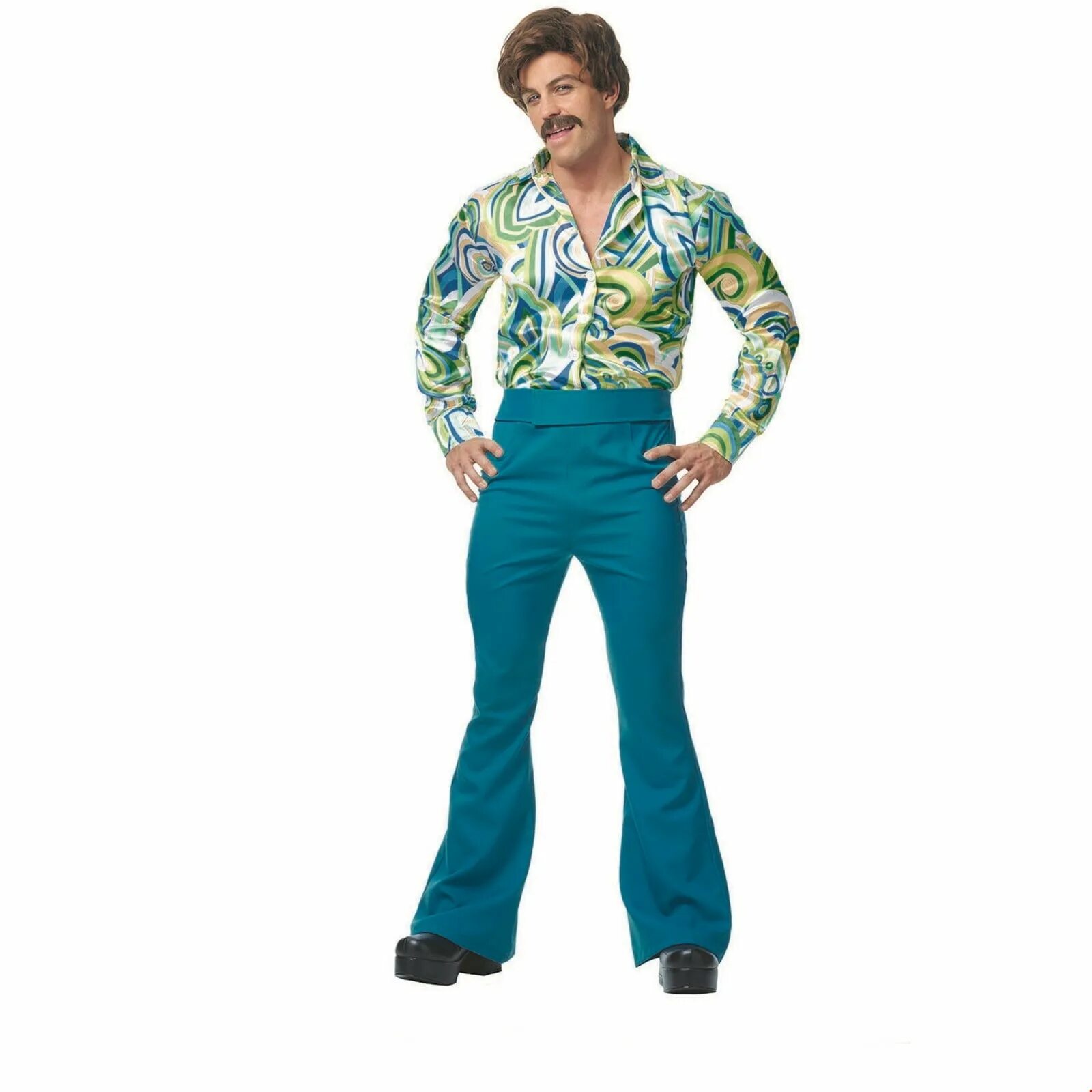 Костюм в стиле 80 мужской Men's 70s Dude Halloween Costume - Walmart.com
