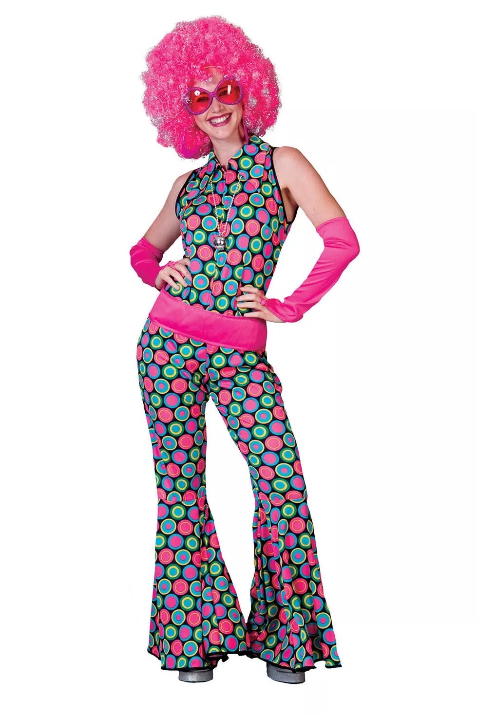 Костюм в стиле диско женский Диско комбинезон Диско, хиппи костюмы Fancy Dress Costumes for Adults Карнавальн