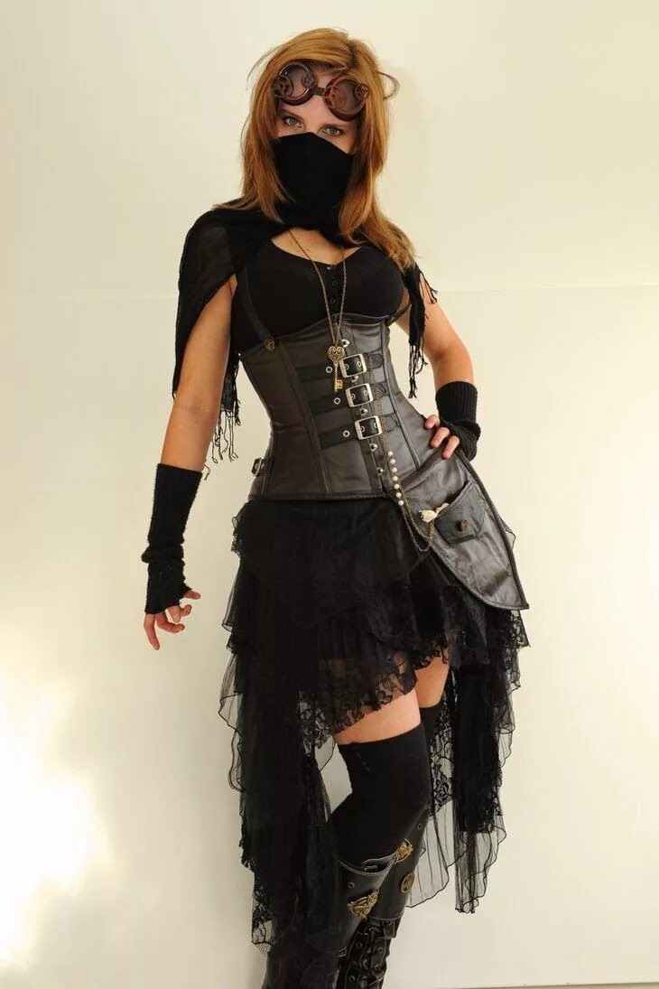 Костюм в стиле киберпанк женский The Steampunk Guide: Fashion & Events: Dark Steampunk Punk rock, Punk, Steampunk