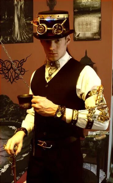 Костюм в стиле стимпанк мужской Raphaelius over on Deviantart came up with this dandy man costume. I love the de
