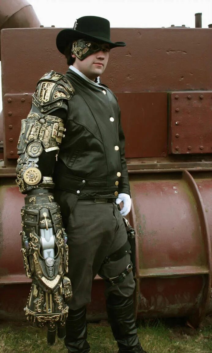 Костюм в стиле стимпанк мужской Steampunk Arm at GW 01 by nwcosplay Steampunk clothing, Steampunk arm, Steampunk