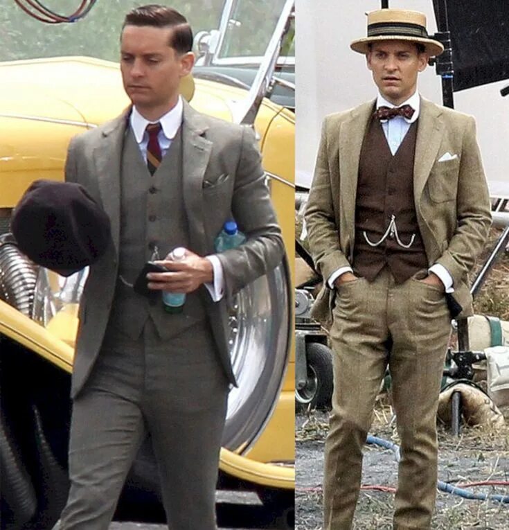 Костюм в стиле великий гэтсби мужской 5+ Incredible Men’s Fashion Style Like Great Gatsby Men’s ช ด ก า ล า, ว น เ ท จ